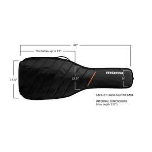 Stealth Bass Guitar Case, Black